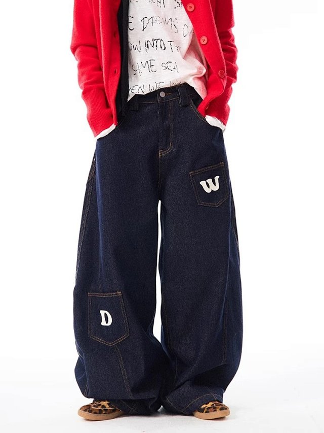 Raw Denim Wide Leg Jeans: seller detail photo 2