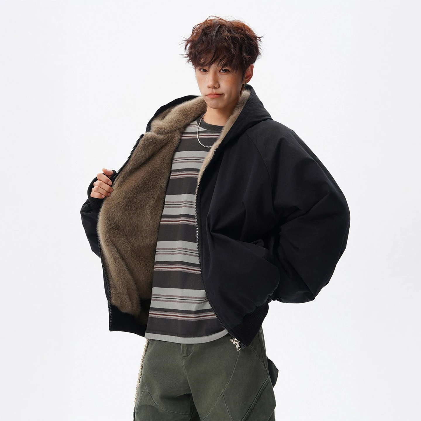 Reversible Sherpa Jacket | 2 colorways