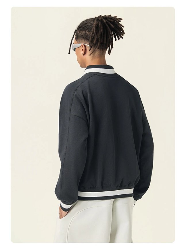 380G Boxy V Neck Sweatshirt: seller detail photo 10