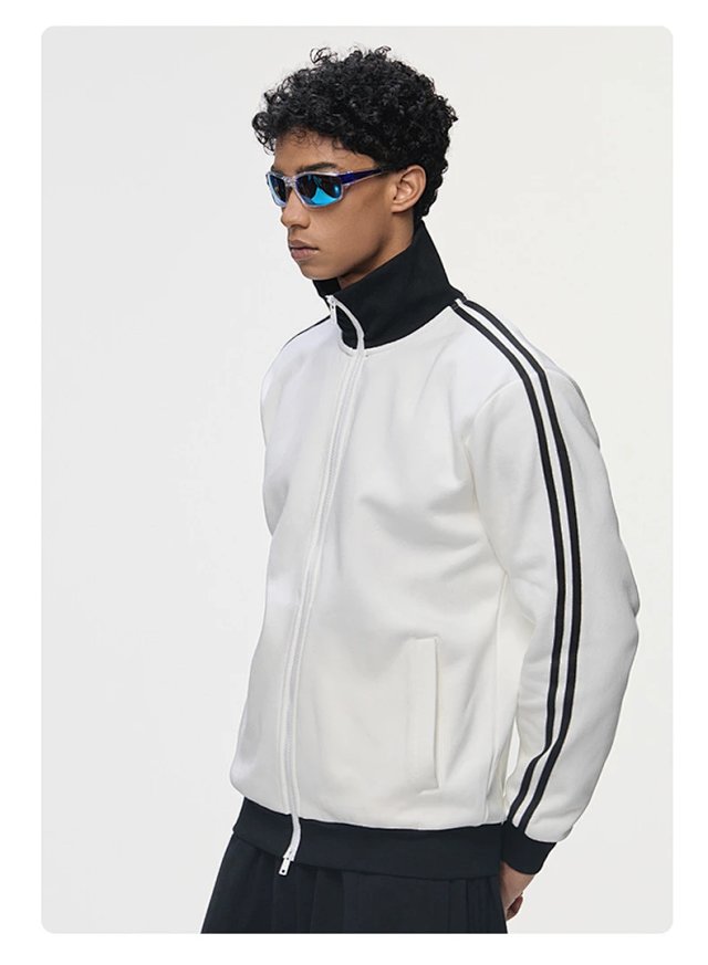420G Striped Zip Jacket: seller detail photo 13