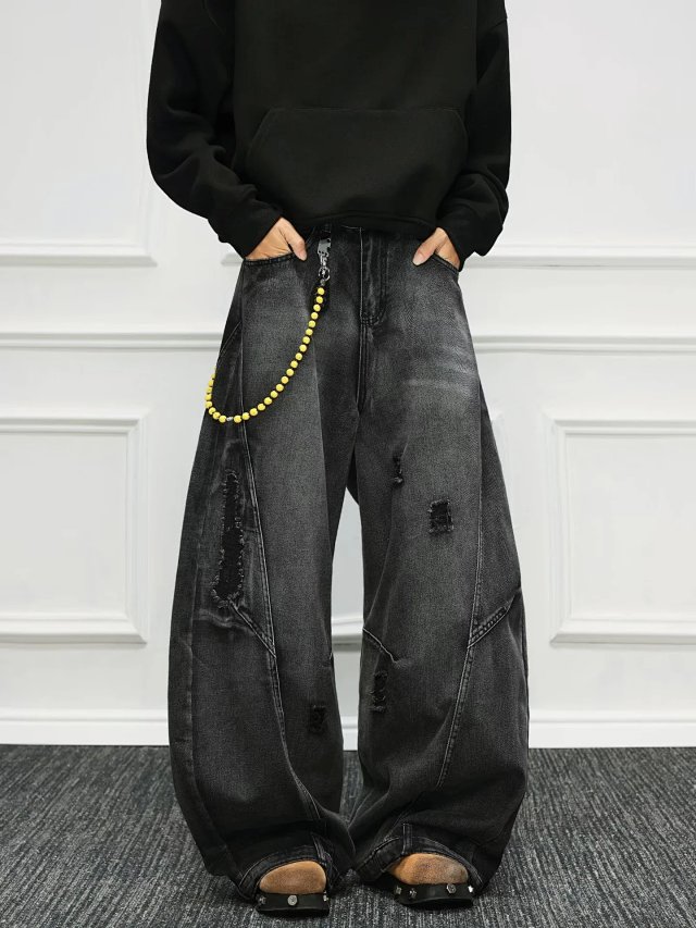 High Waist Wide Leg Jeans: seller detail photo 7
