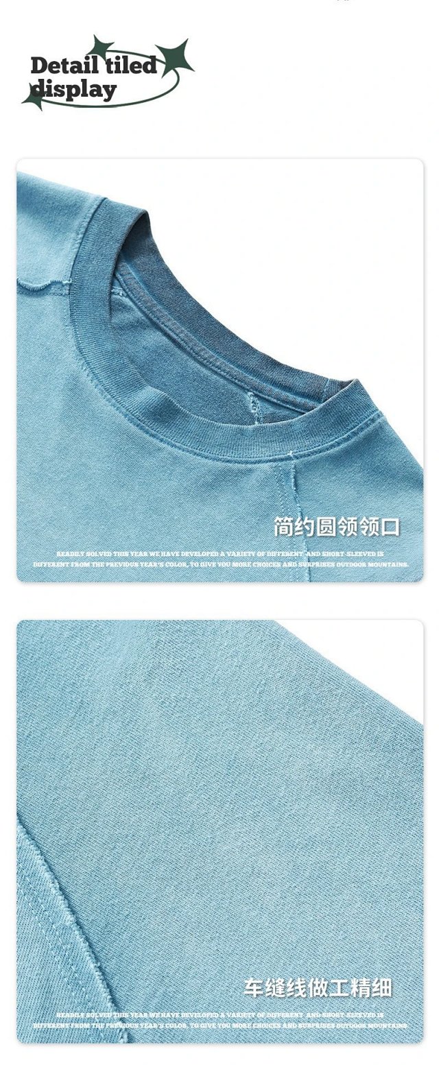 270G Washed Graphic Long Sleeve Tee: seller detail photo 10