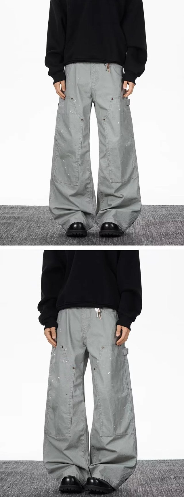 Vintage Washed Wide Leg Pants: seller detail photo 5