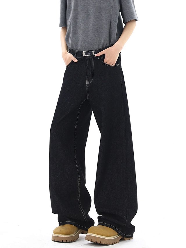 Letter Print Baggy Jeans: seller detail photo 3