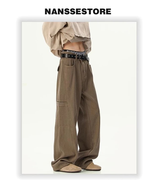 Washed Wide Leg Jeans: seller detail photo 11