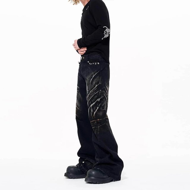 Vintage Wide Leg Jeans: seller detail photo 4