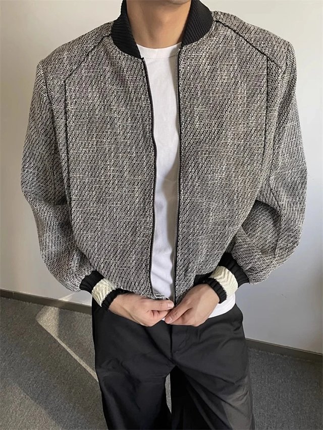 Tweed Baseball Jacket: seller detail photo 6