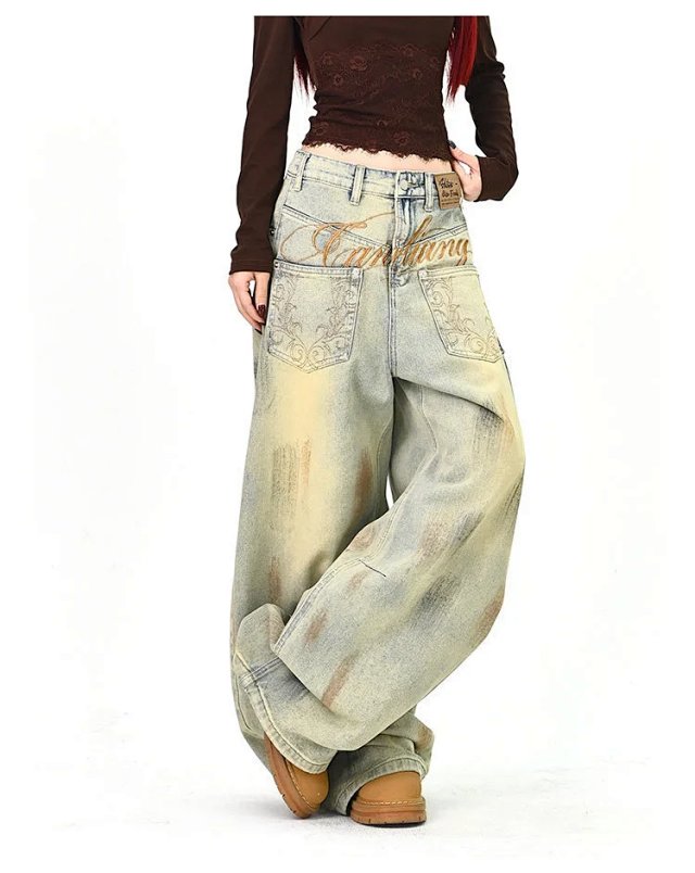 Women's Reversible Baggy Jeans: seller detail photo 3