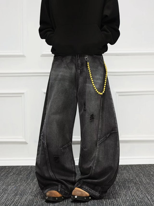 High Waist Wide Leg Jeans: seller detail photo 5