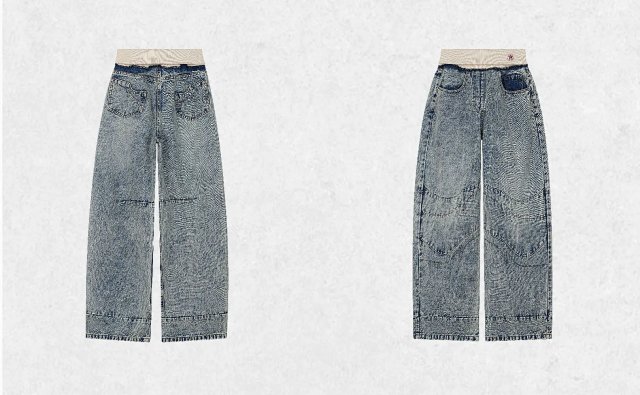 Women's Vintage Wide Leg Jeans: seller detail photo 2