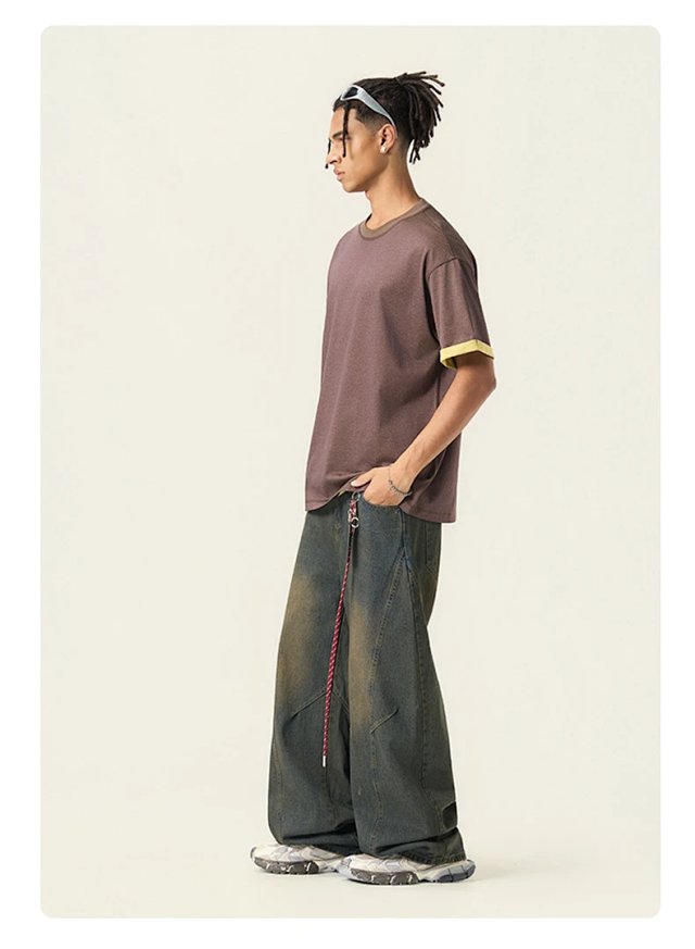 230G Two Tone Cotton Tee: seller detail photo 12