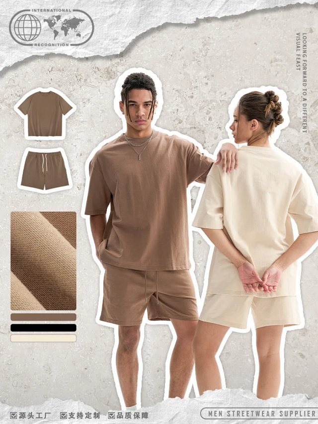 Cotton 2-Piece Tee Set: seller detail photo 2