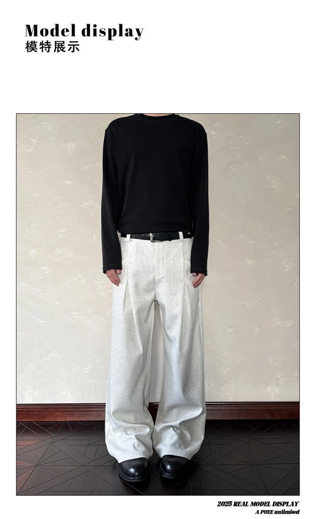 Linen Pleated Trousers: seller detail photo 3