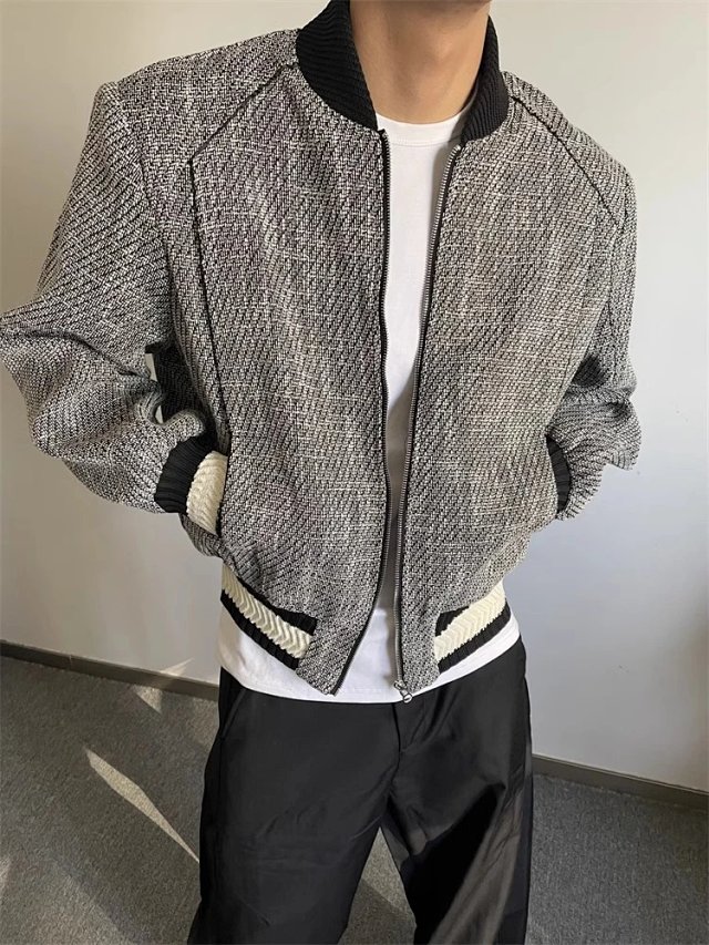 Tweed Baseball Jacket: seller detail photo 7