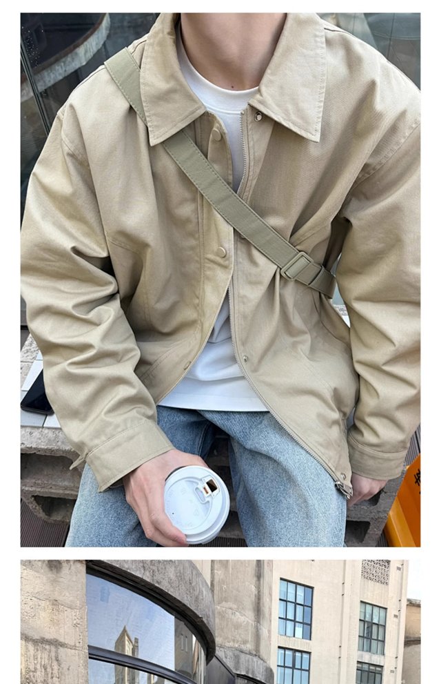 Solid Utility Jacket: seller detail photo 6