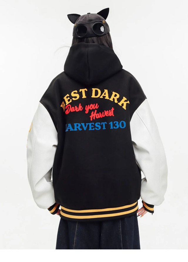 Embroidered Baseball Jacket: seller detail photo 5