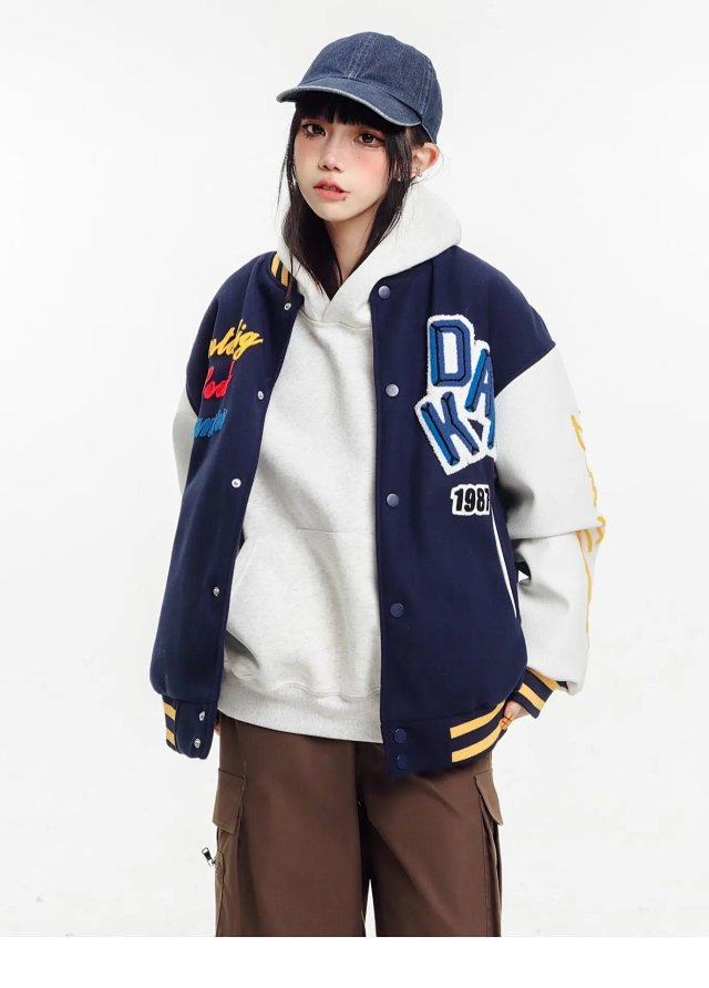 Embroidered Baseball Jacket: seller detail photo 11
