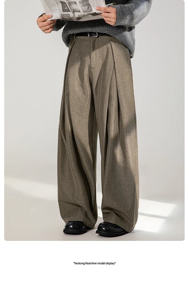 Pleated Wide Leg Trousers: seller detail photo 7