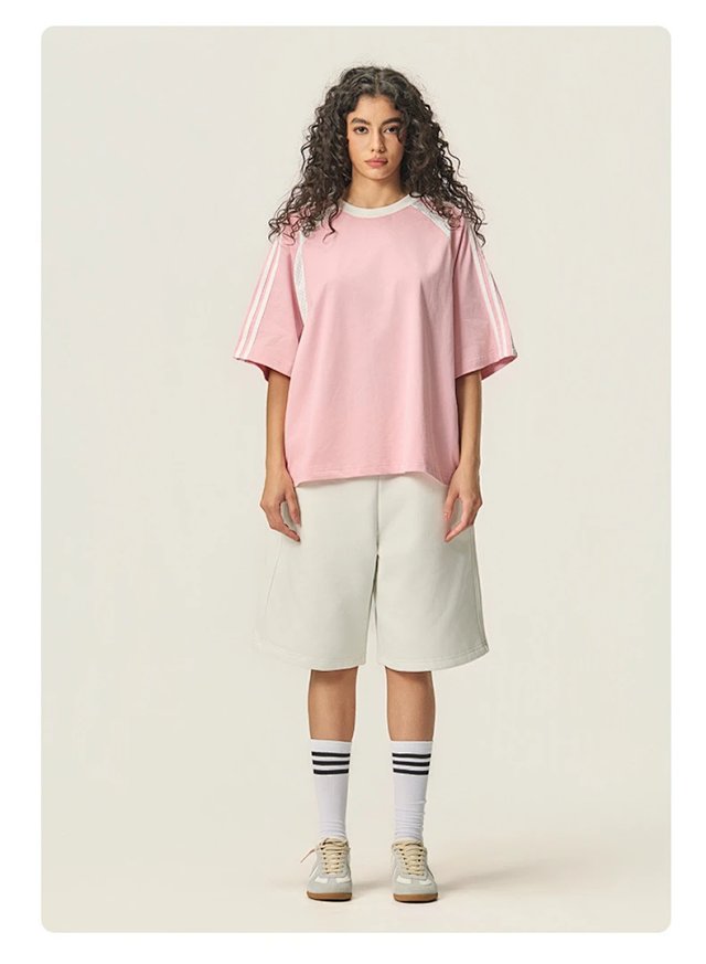 Striped Mesh Street Tee: seller detail photo 9