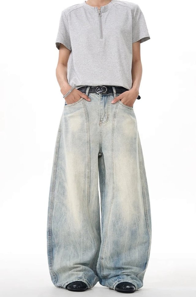 Vintage Deconstructed Baggy Jeans: seller detail photo 2