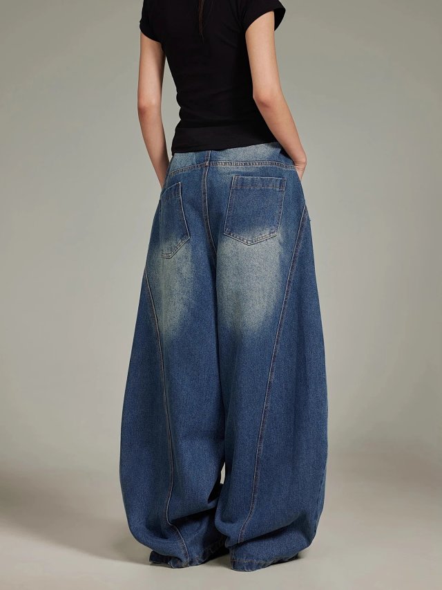 Star Patch Wide Leg Jeans: seller detail photo 9