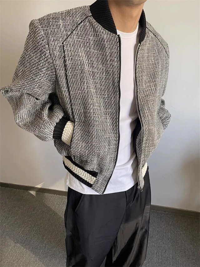 Tweed Baseball Jacket: seller detail photo 3