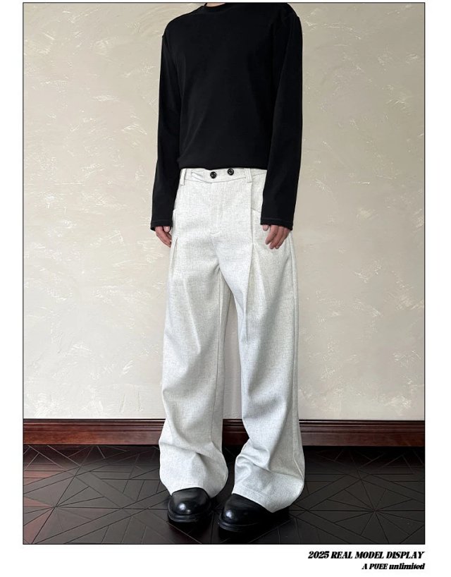 Linen Pleated Trousers: seller detail photo 6