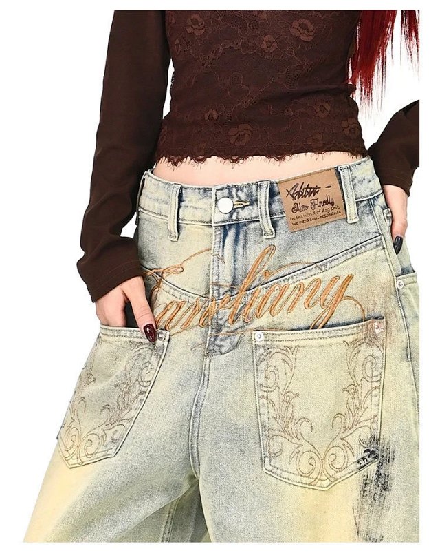 Women's Reversible Baggy Jeans: seller detail photo 2
