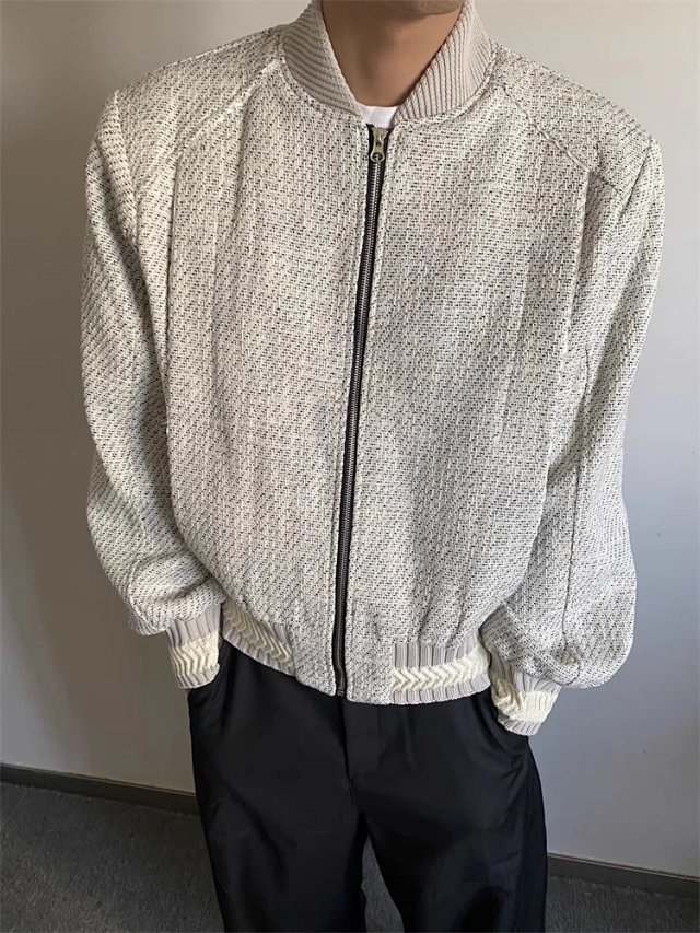 Tweed Baseball Jacket: seller detail photo 9