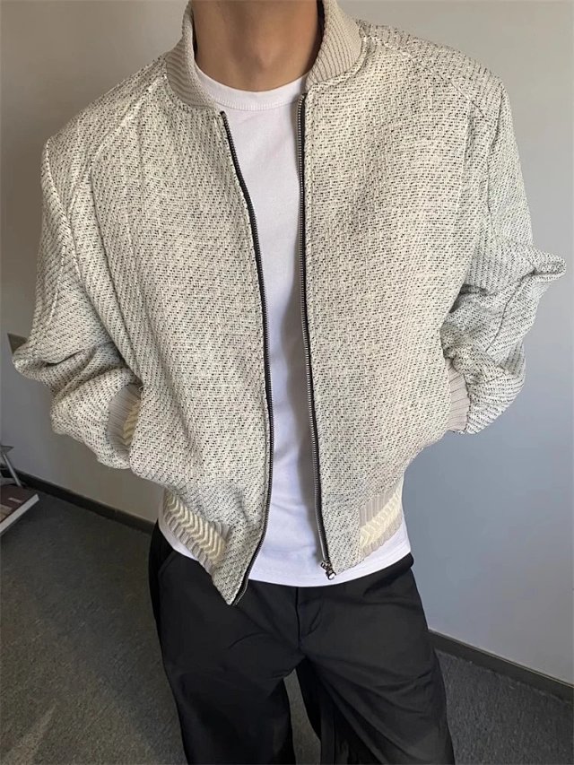 Tweed Baseball Jacket: seller detail photo 12