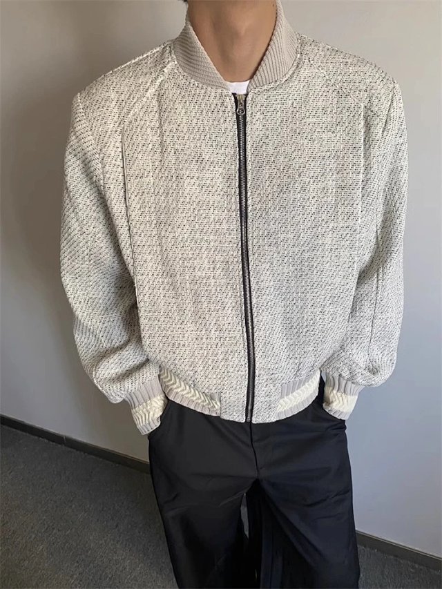 Tweed Baseball Jacket: seller detail photo 13