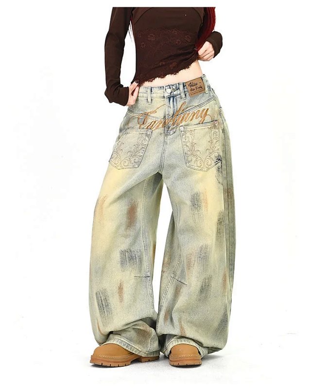 Women's Reversible Baggy Jeans: seller detail photo 10
