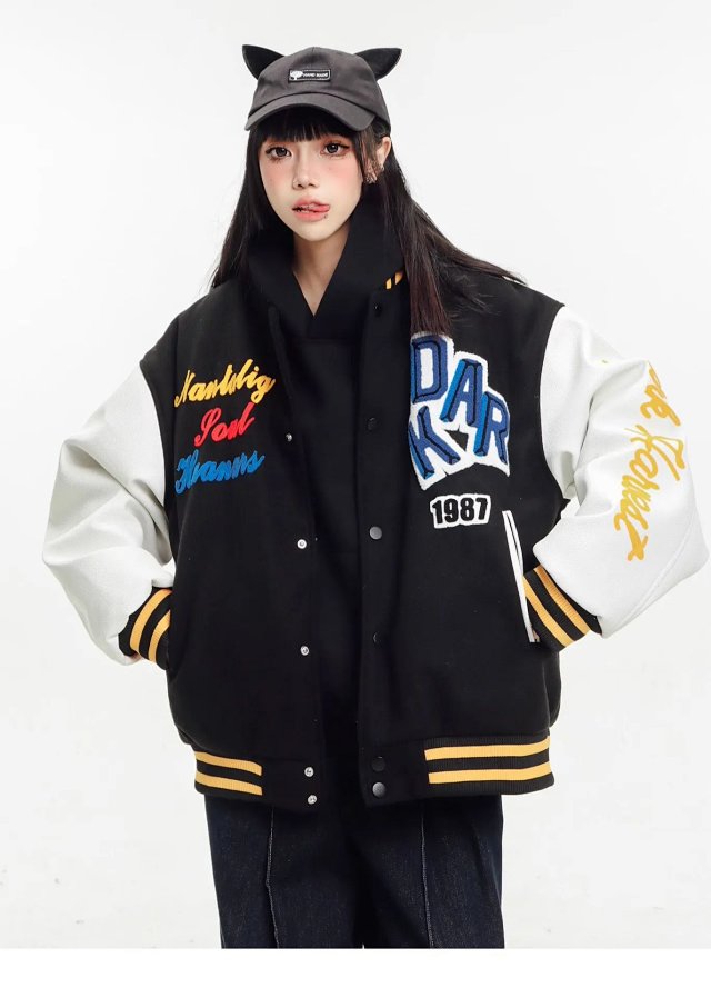 Embroidered Baseball Jacket: seller detail photo 3