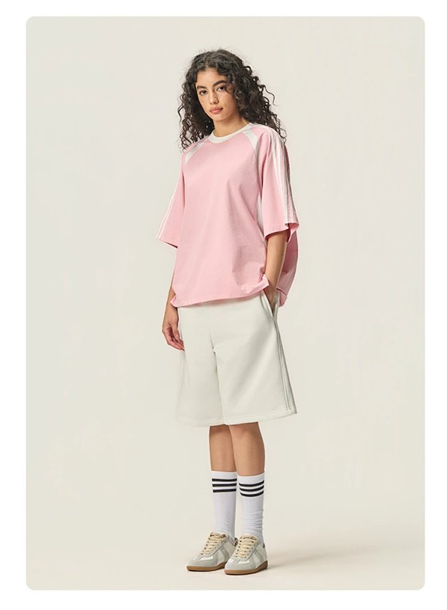 Striped Mesh Street Tee: seller detail photo 10