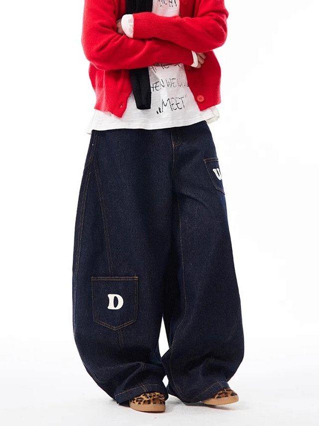 Raw Denim Wide Leg Jeans: seller detail photo 5