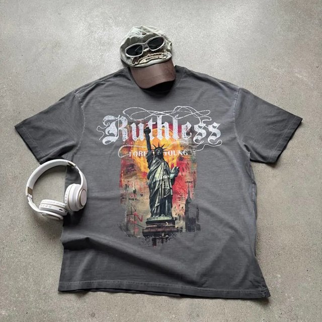 Heavyweight Washed Graphic Tee: seller detail photo 10