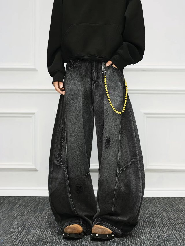 High Waist Wide Leg Jeans: seller detail photo 4