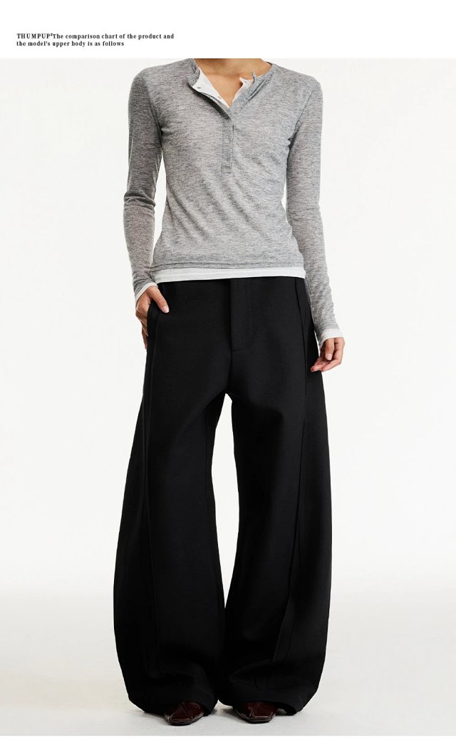 Wide Leg Casual Trousers: seller detail photo 11