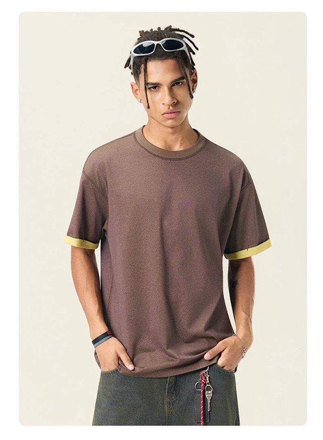 230G Two Tone Cotton Tee: seller detail photo 11