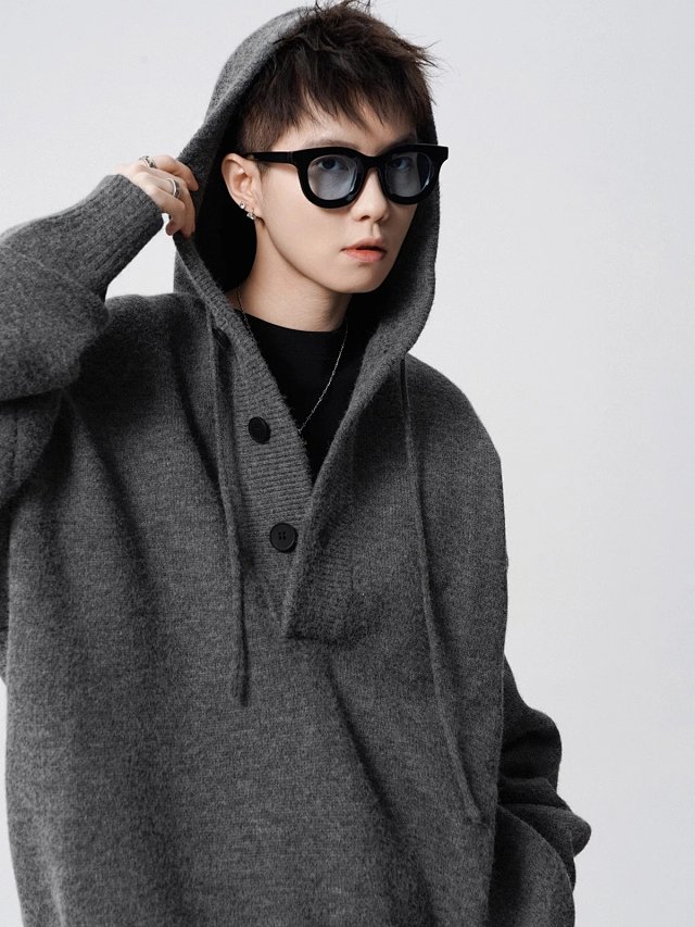 Hooded Knit Sweater: seller detail photo 13