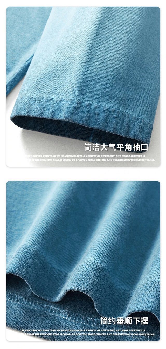 270G Washed Graphic Long Sleeve Tee: seller detail photo 8