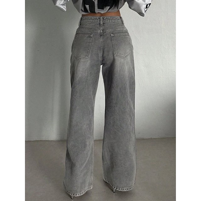 Women's High Waist Wide Leg Jeans: seller detail photo 7