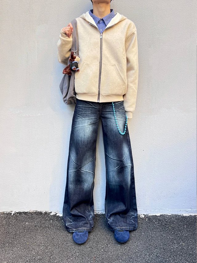 Textured Baggy Jeans: seller detail photo 5