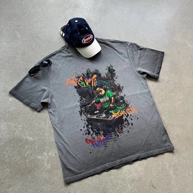 Washed Cartoon Graphic Tee: seller detail photo 8