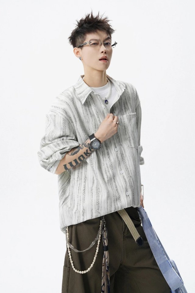 Tie Dye Long Sleeve Shirt: seller detail photo 3