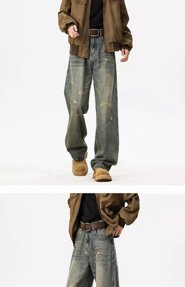 Vintage Distressed Baggy Jeans: seller detail photo 1