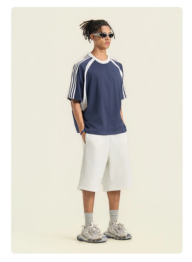 Striped Mesh Street Tee: seller detail photo 7