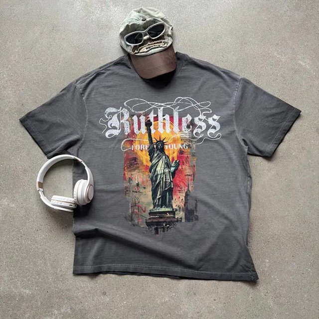 Heavyweight Washed Graphic Tee: seller detail photo 6