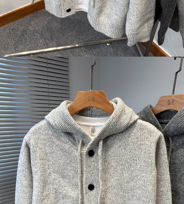 Hooded Knit Cardigan: seller detail photo 2