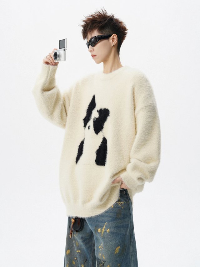 Cartoon Dog Knit Sweater: seller detail photo 4